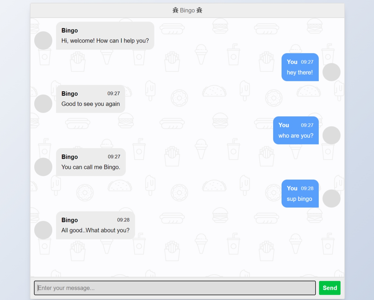 Bingo Chatbot